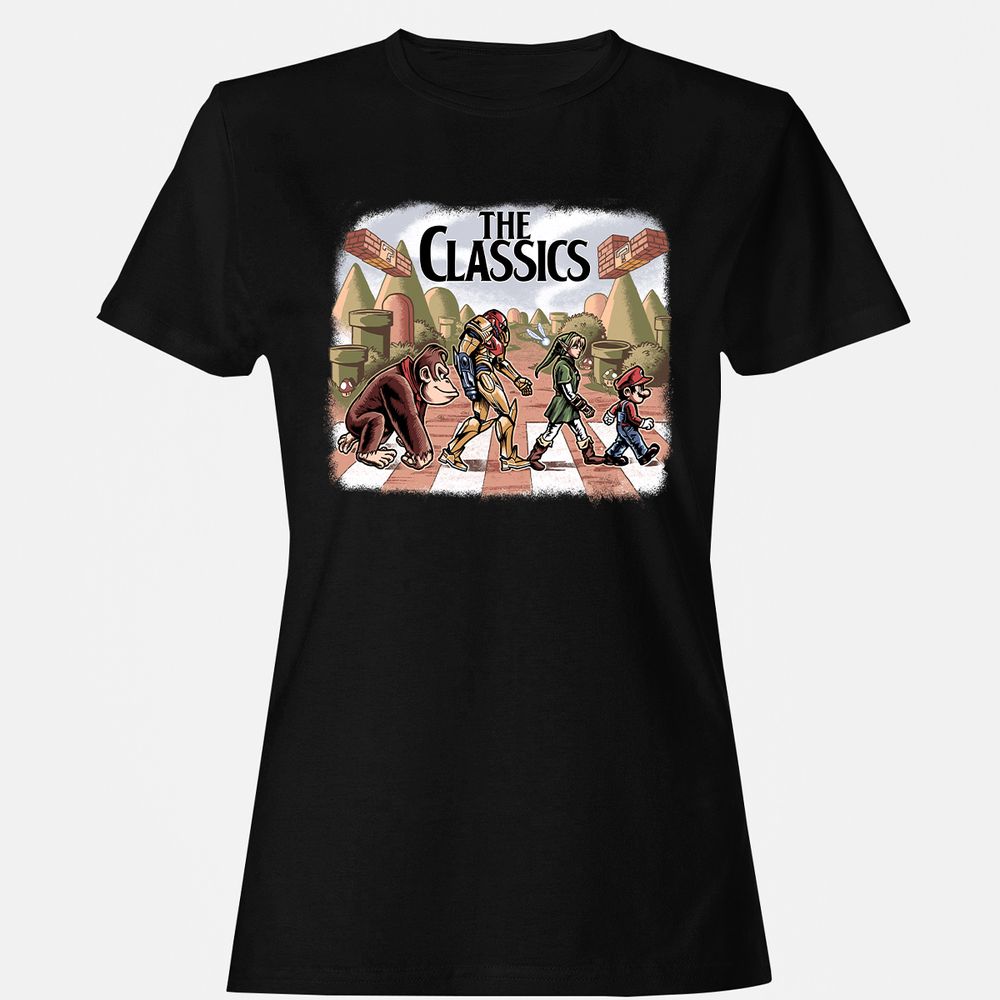 Women's T-Shirt - 17XQ7MGU - Black - 1