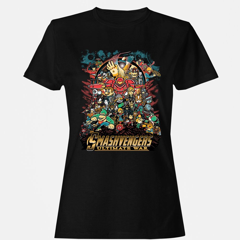 Women's T-Shirt - 61ZAX5TN - Black - 1