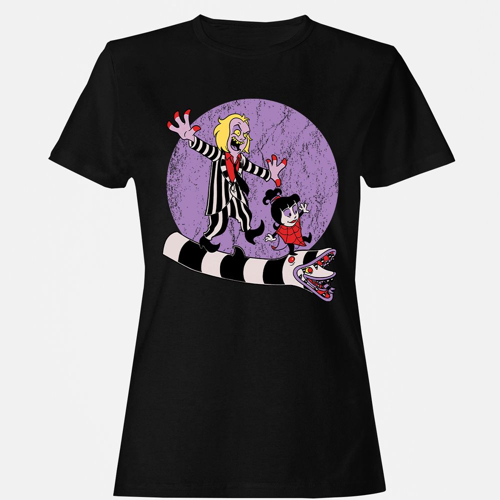 Women's T-Shirt - EHAGCZGR - Black - 1