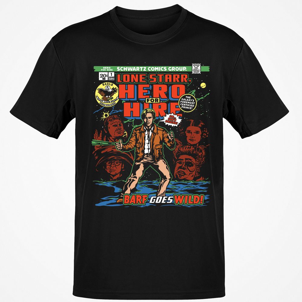 Classic Unisex T-Shirt - DJLJN2QJ - Black - 1