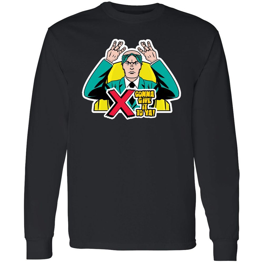 Long Sleeve T-Shirt - F941BANM - Black - 1