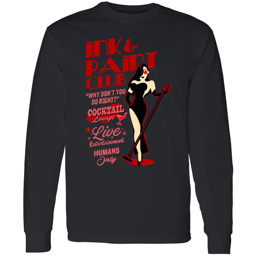 Long Sleeve T-Shirt - 3G6ZQL5Q - Black - 1