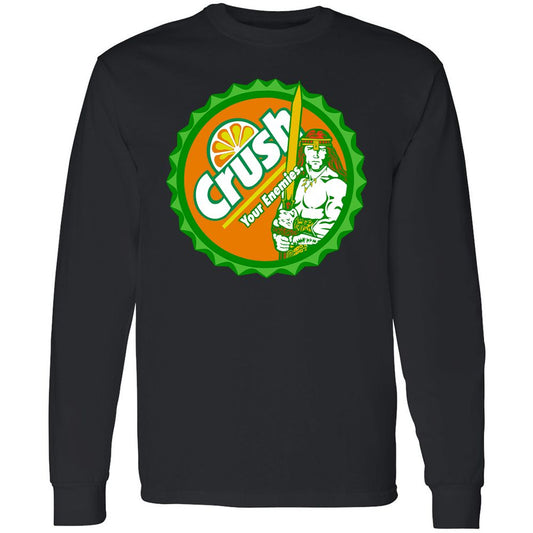 Long Sleeve T-Shirt - PETVGRHL - Black - 1