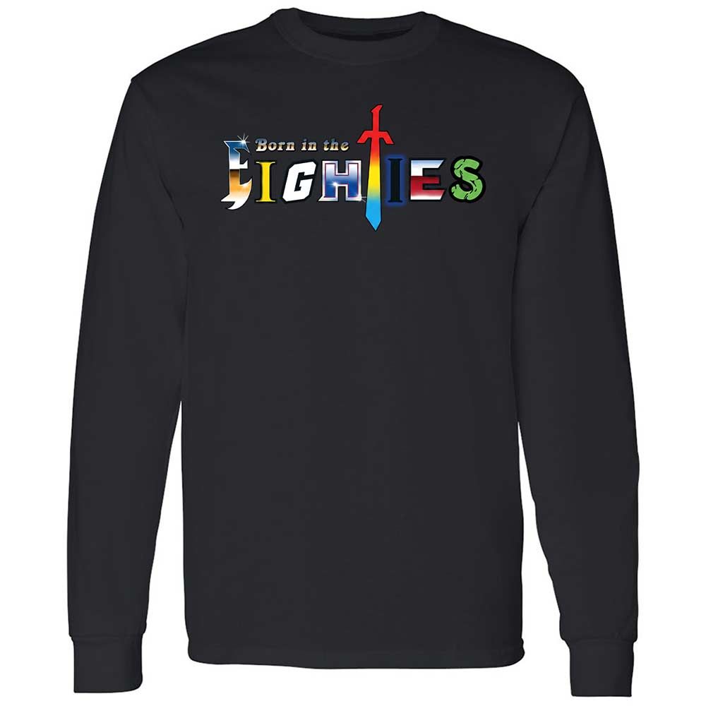 Long Sleeve T-Shirt - V5GVQ1T3 - Black - 1