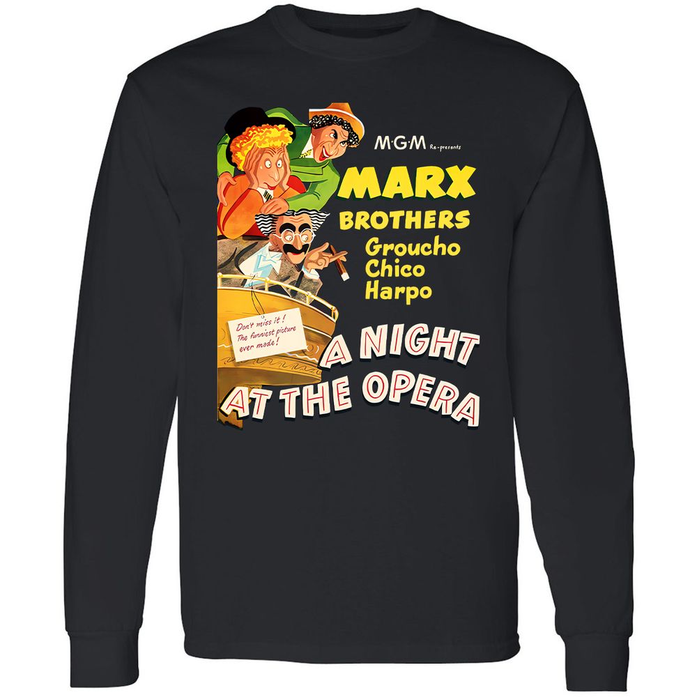 Long Sleeve T-Shirt - JZLYU6NK - Black - 1