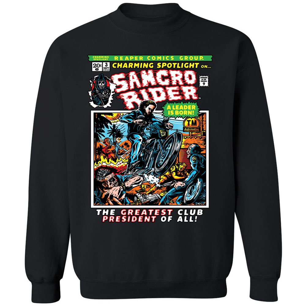 Classic Unisex Sweatshirt - 19GETZWN - Black - 1