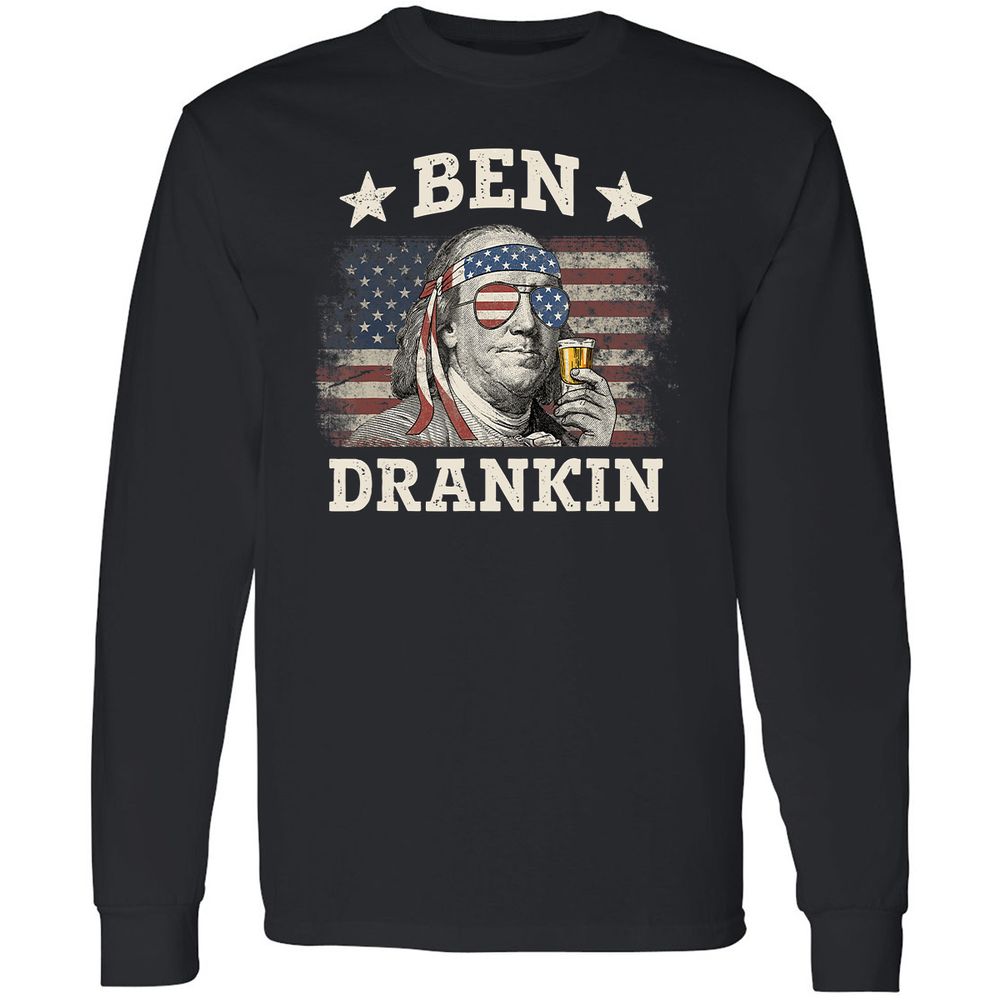 Long Sleeve T-Shirt - 44BJUVNP - Black - 1
