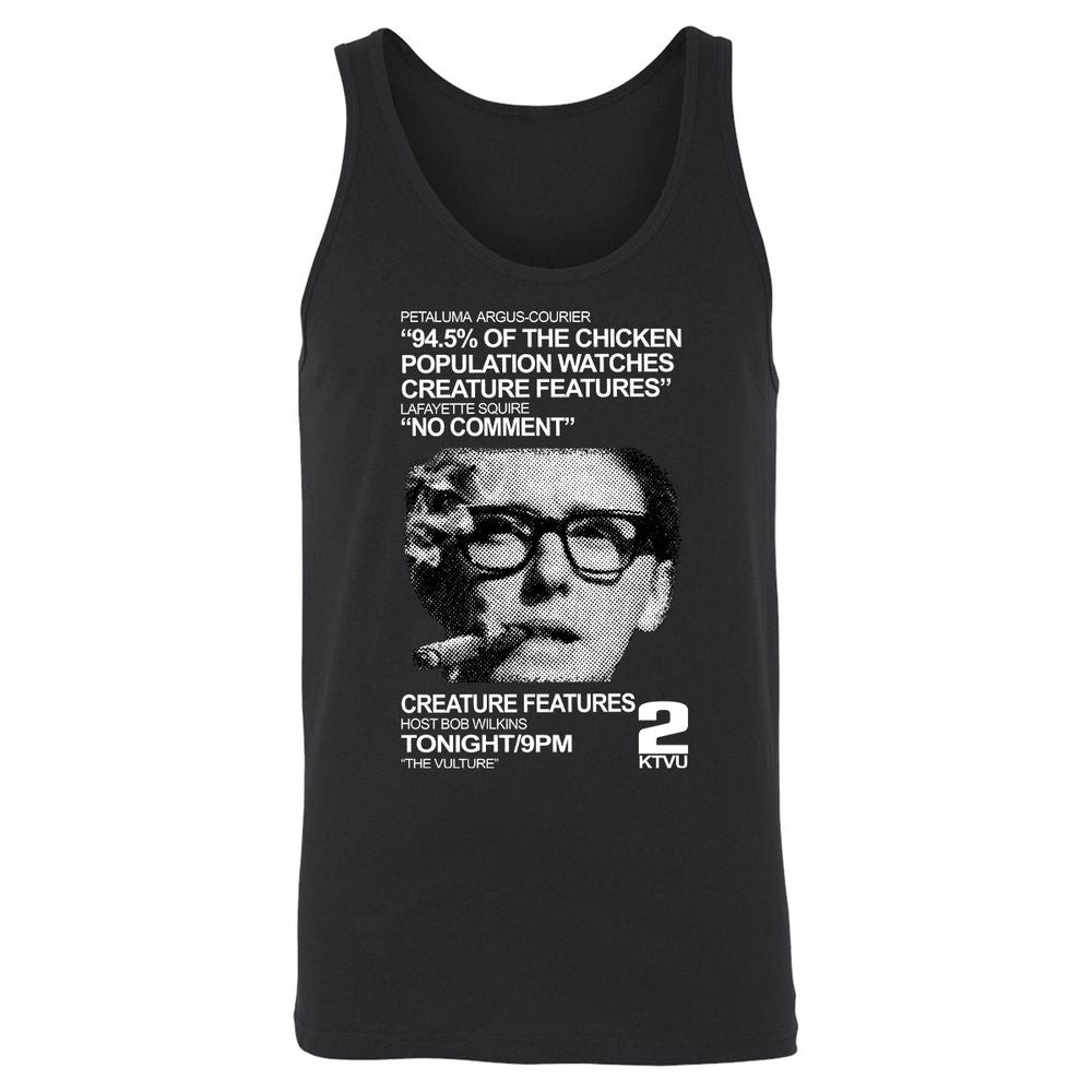 Unisex Jersey Tank - MKHJX8K7 - Black - 1