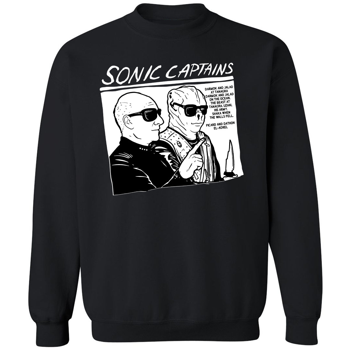 Classic Unisex Sweatshirt - SKPPLZ5N - Black - 1