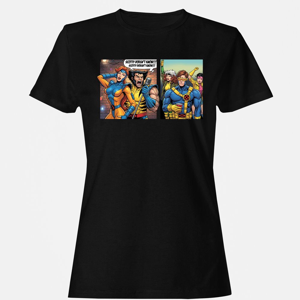 Women's T-Shirt - AF3GDT9N - Black - 1