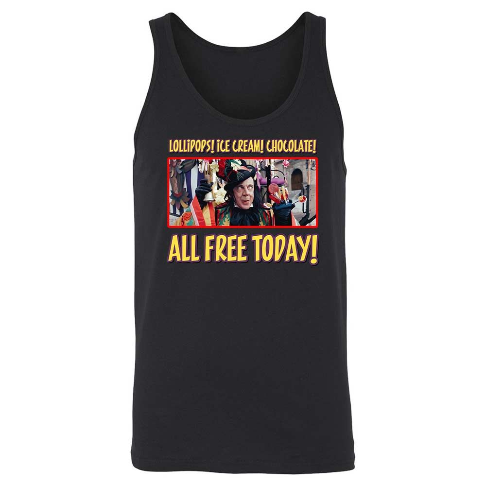 Unisex Jersey Tank - HQ69BF4K - Black - 1