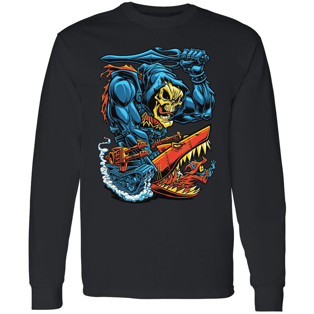 Long Sleeve T-Shirt - NREY14XK - Black - 1