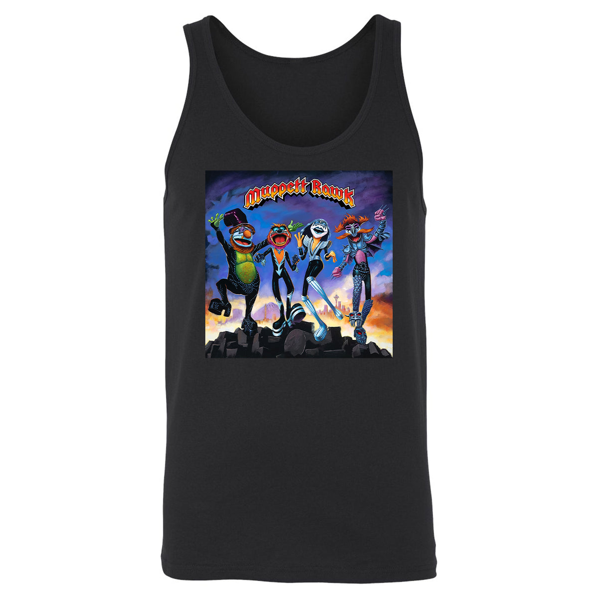 Unisex Jersey Tank - DW2CGFSW - Black - 1