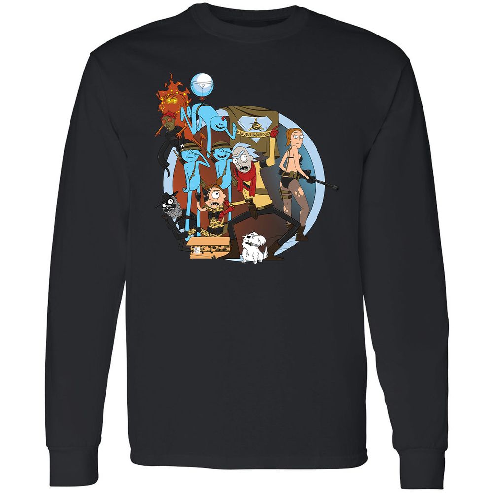 Long Sleeve T-Shirt - 4SGFG436 - Black - 1