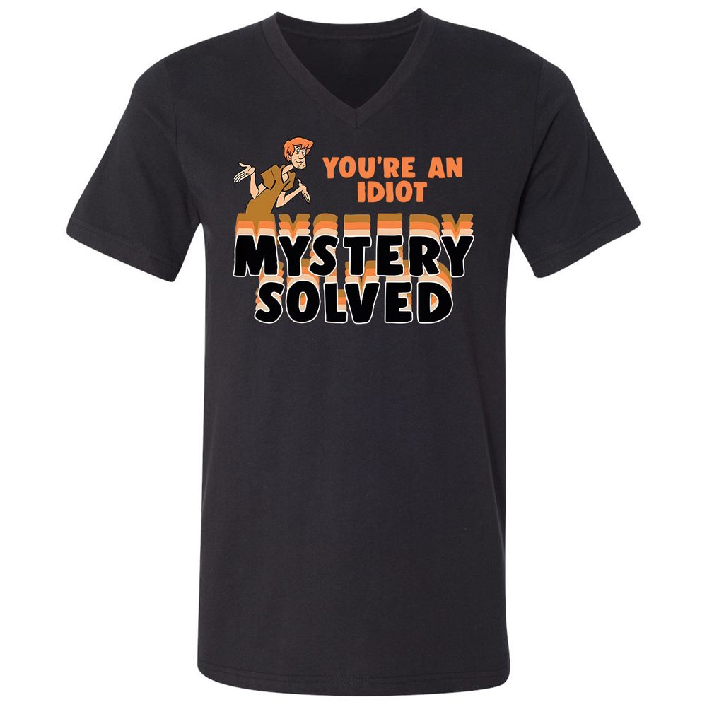 Unisex V-Neck T-Shirt - 73KPPJHN - Black - 1