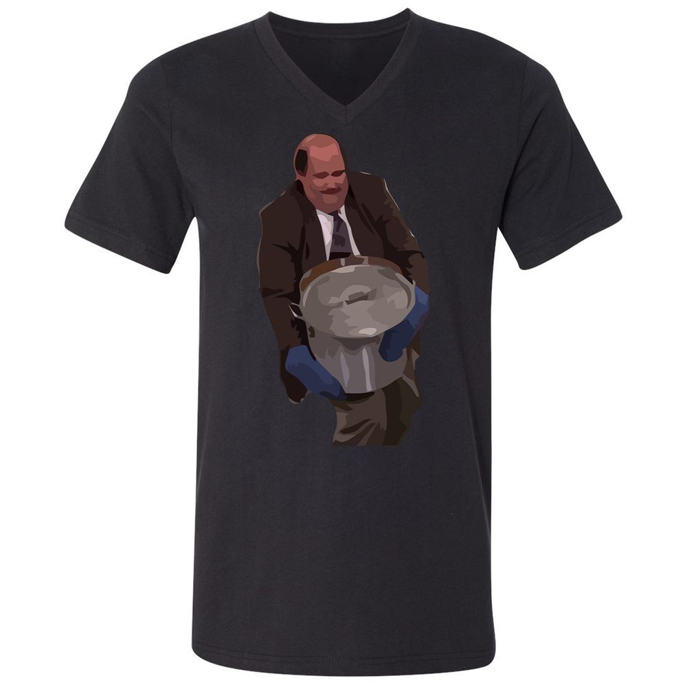 Unisex V-Neck T-Shirt - DMTYG66T - Black - 1