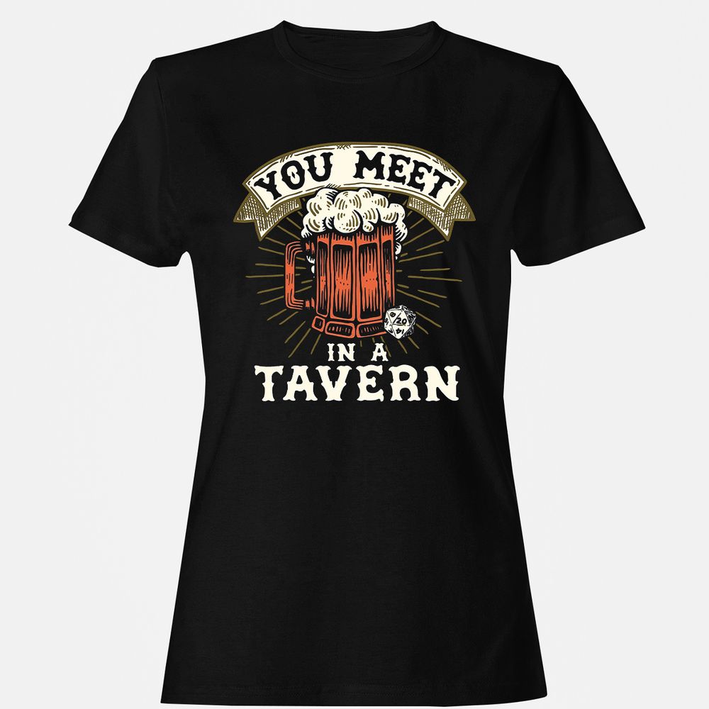 Women's T-Shirt - QRK7YEVS - Black - 1