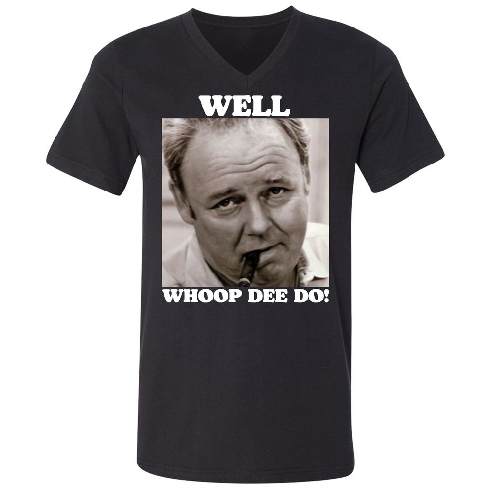 Funny 70s Tv Quote Whoop Dee Do - Black - 1