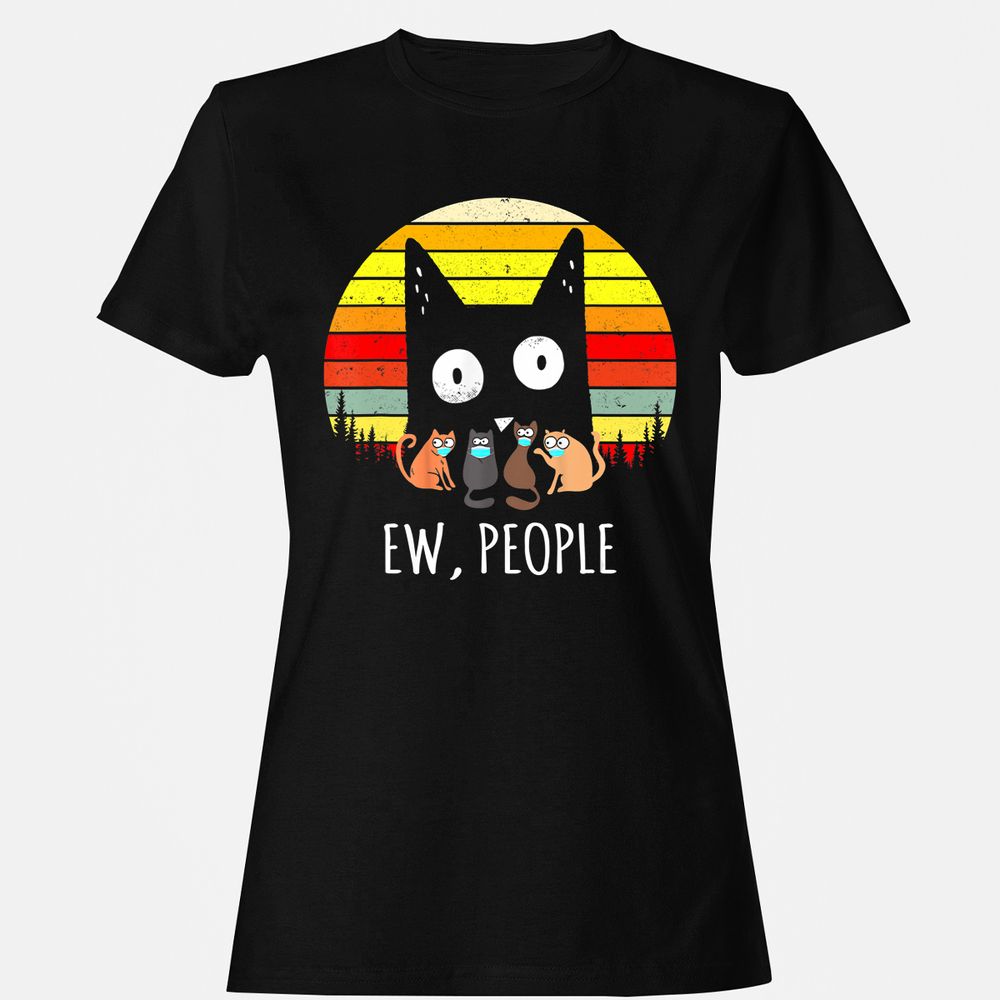 Women's T-Shirt - FR286LCG - Black - 1