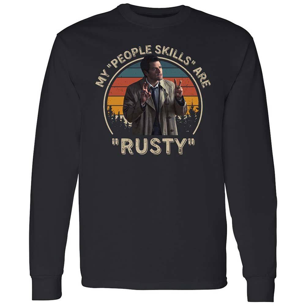 Long Sleeve T-Shirt - SK8UPJGN - Black - 1