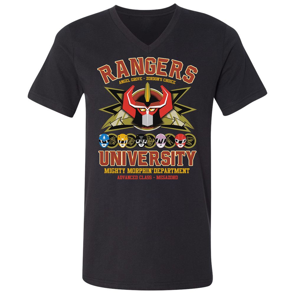 Unisex V-Neck T-Shirt - CX5RCLRG - Black - 1