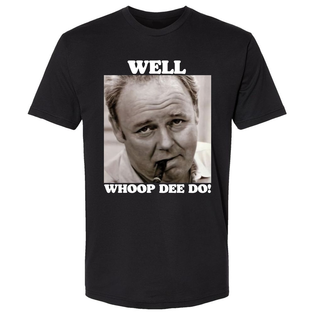 Funny 70s Tv Quote Whoop Dee Do - Black - 1