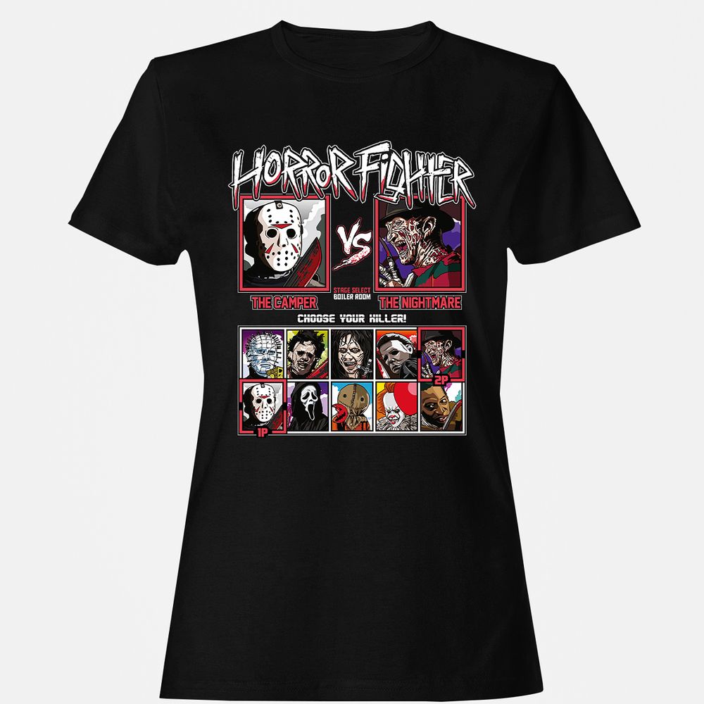 Women's T-Shirt - NJCPDTVJ - Black - 1