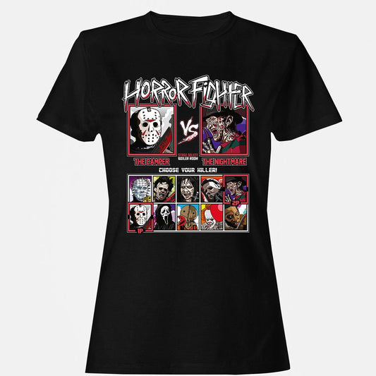 Women's T-Shirt - NJCPDTVJ - Black - 1