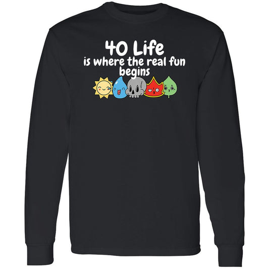Long Sleeve T-Shirt - 1H3CDHEB - Black - 1