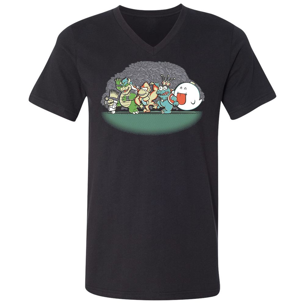 Unisex V-Neck T-Shirt - BPBL3LU5 - Black - 1