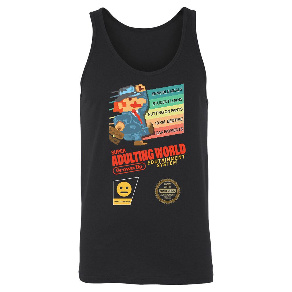 Unisex Jersey Tank - DAV5KT75 - Black - 1