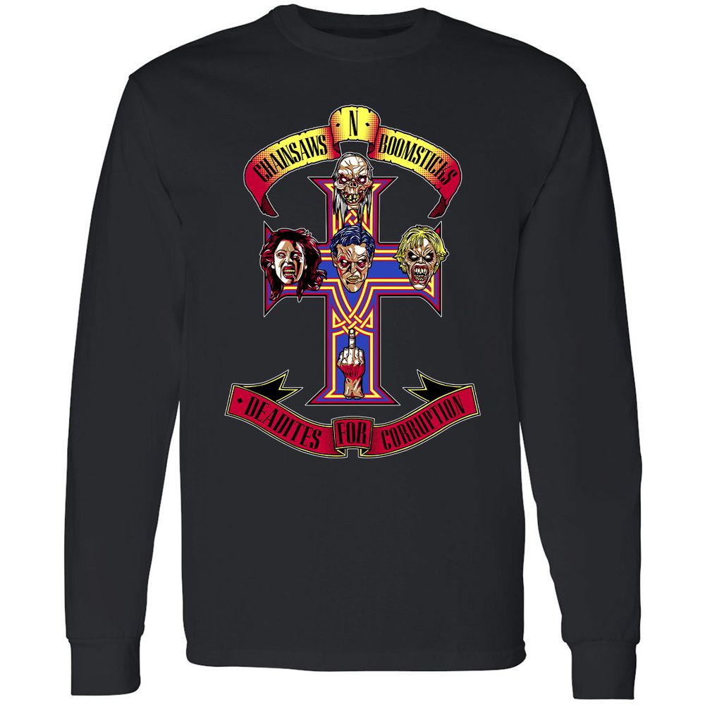 Long Sleeve T-Shirt - UQW6SSGK - Black - 1