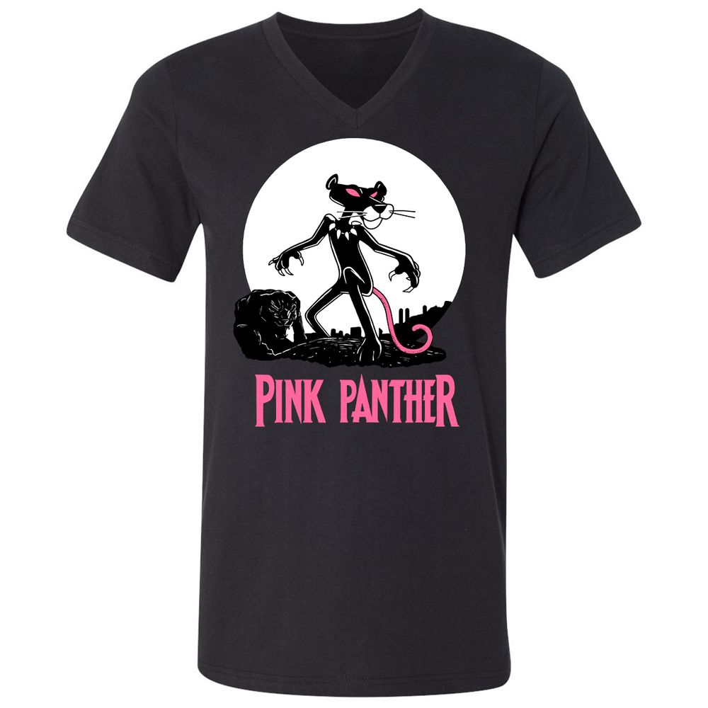 Unisex V-Neck T-Shirt - WQ7S88AN - Black - 1