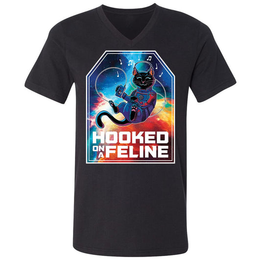 Unisex V-Neck T-Shirt - JFM3JBN1 - Black - 1