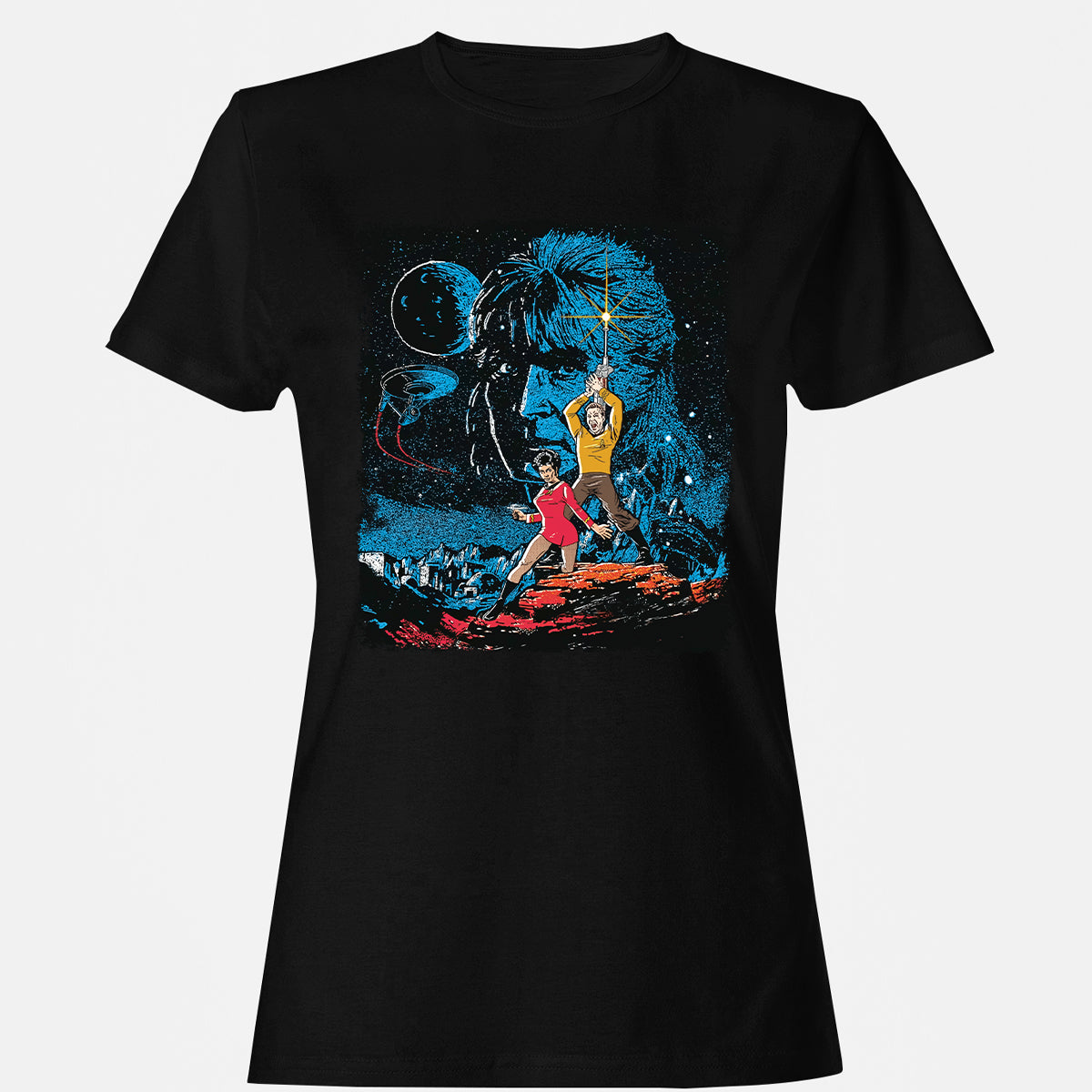 Women's T-Shirt - QYY169UW - Black - 1