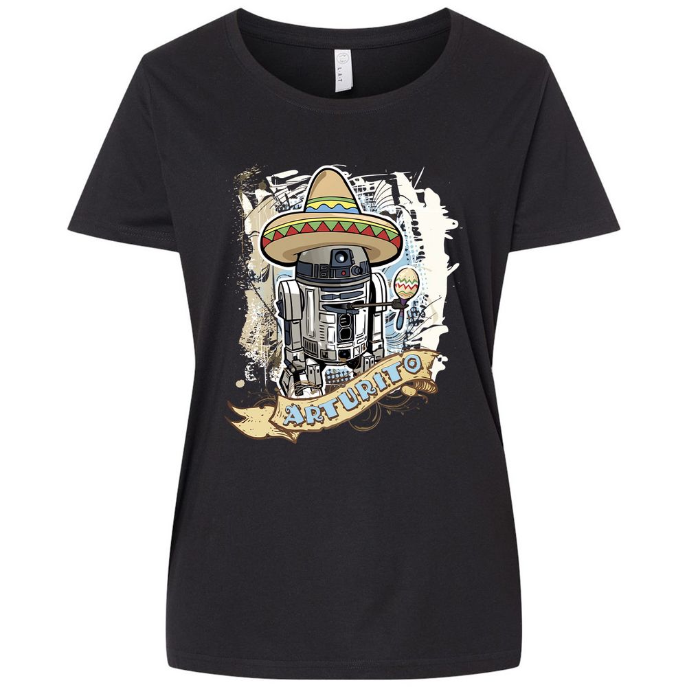 Ladies Curvy Jersey - RZFHCNFU - Blended Black - 1