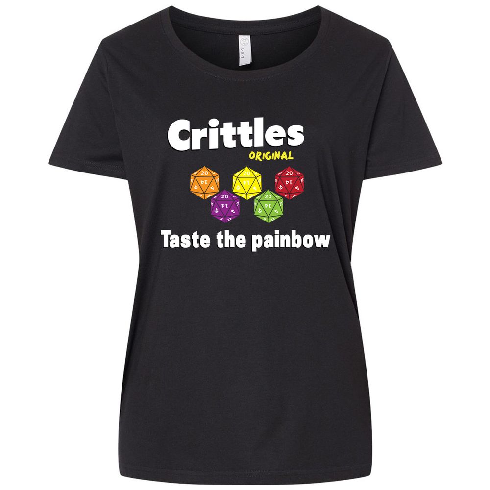 Ladies Curvy Jersey - 8X8JRT3V - Blended Black - 1