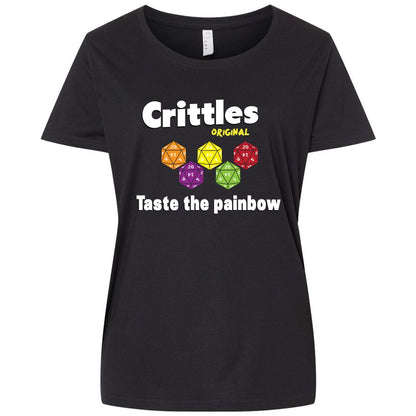 Ladies Curvy Jersey - 8X8JRT3V - Blended Black - 1