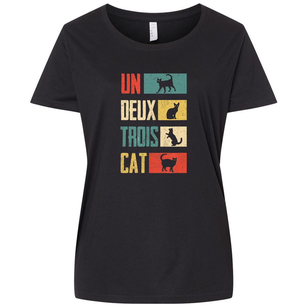 Ladies Curvy Jersey - VK3GHYVB - Blended Black - 1