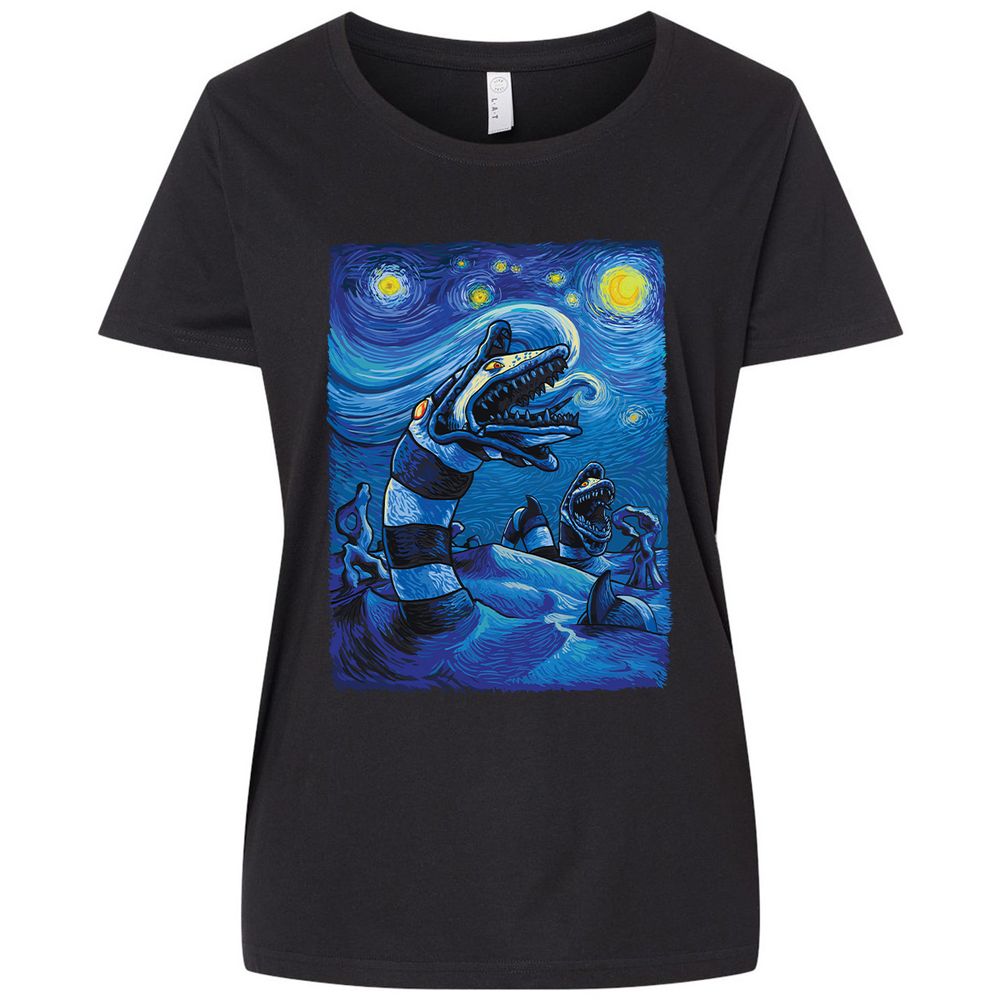 Ladies Curvy Jersey - H1YENY6K - Blended Black - 1