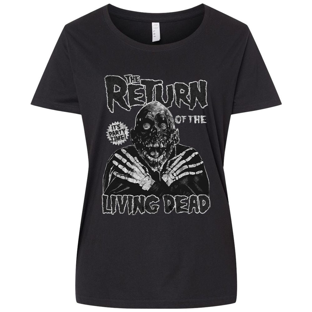 Ladies Curvy Jersey - MKRJXTPL - Blended Black - 1