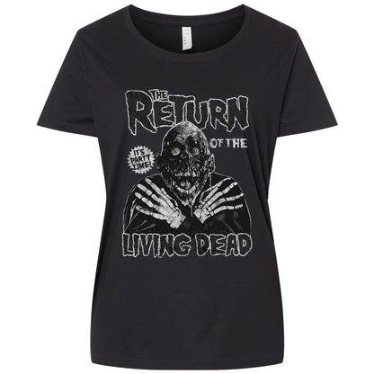 Ladies Curvy Jersey - MKRJXTPL - Blended Black - 1