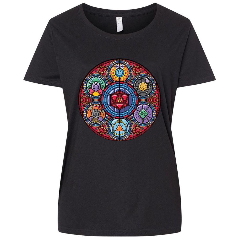 Ladies Curvy Jersey - A22KVZLT - Blended Black - 1