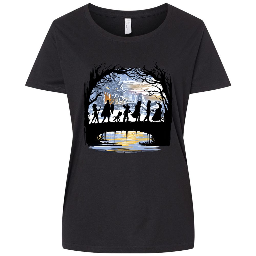 Ladies Curvy Jersey - M9FAH614 - Blended Black - 1