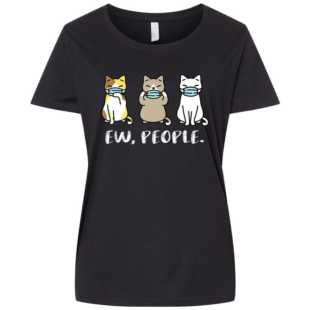 Ladies Curvy Jersey - YXT9HSV2 - Blended Black - 1