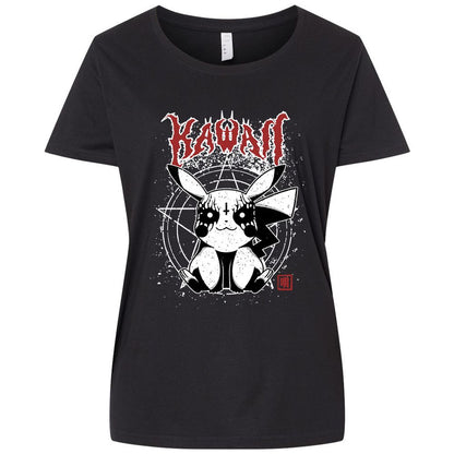 Ladies Curvy Jersey - S6VLXH4D - Blended Black - 1