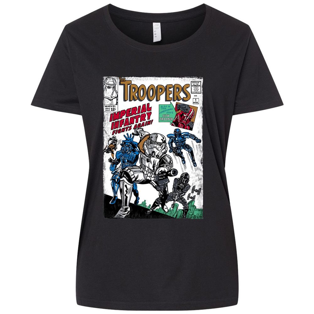 Ladies Curvy Jersey - EG1ED326 - Blended Black - 1