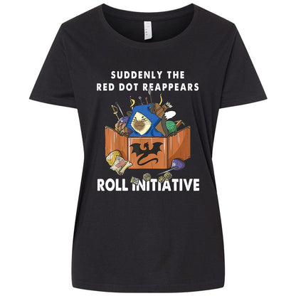 Ladies Curvy Jersey - NCH7U489 - Blended Black - 1