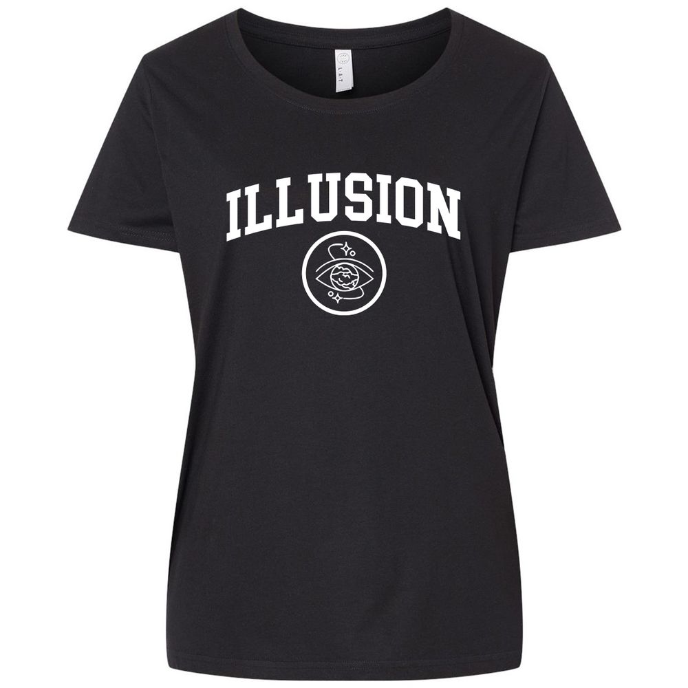 Ladies Curvy Jersey - JXET9H39 - Blended Black - 1