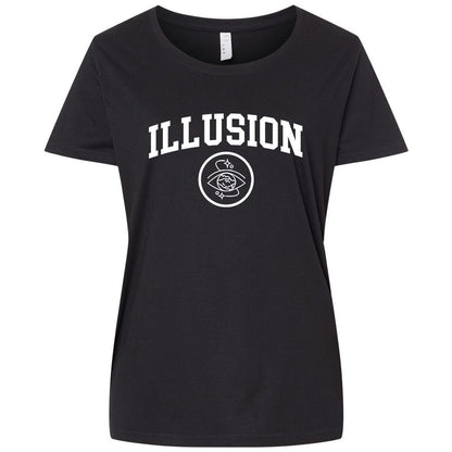 Ladies Curvy Jersey - JXET9H39 - Blended Black - 1